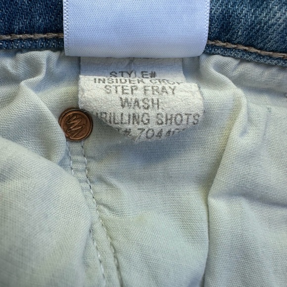 MOTHER The Insider Crop Step Fray Distressed Jeans |Thrilling Shots~29 - Picture 4 of 5